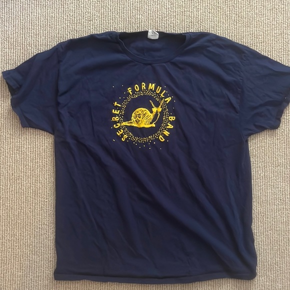 Navy Secret Formula Band short sleeve tee - Picture 1 of 2